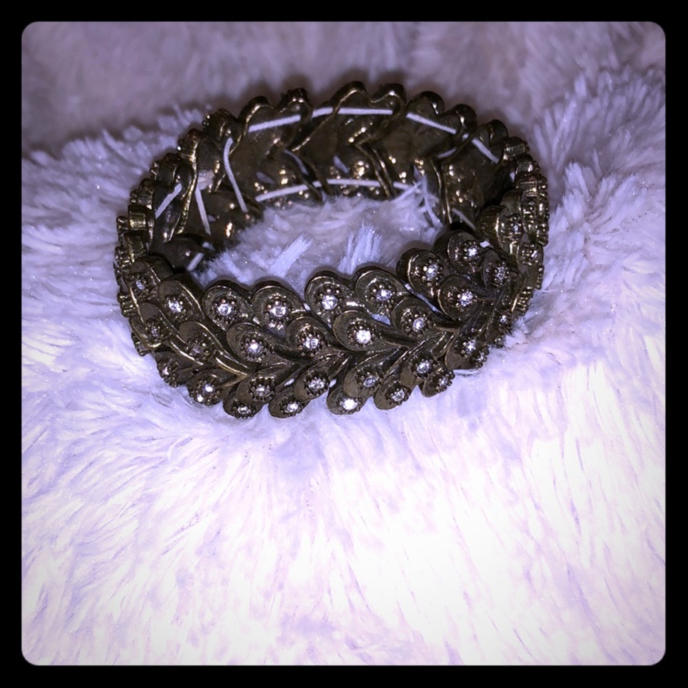 Rhinestone Antique look Bracelet